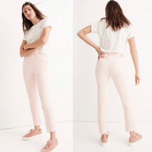Madewell Garment Dyed Classic Straight Jeans